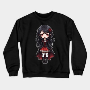 Vampire Girl 1 Crewneck Sweatshirt